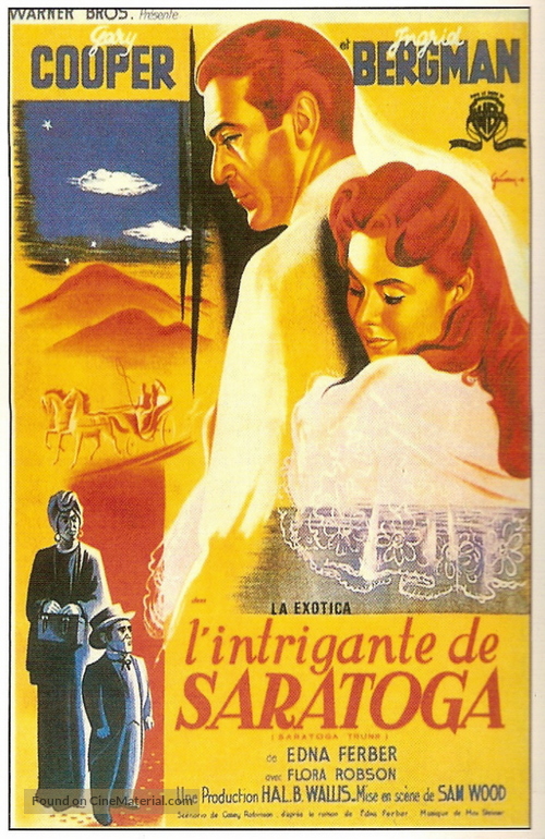 Saratoga Trunk - French Movie Poster