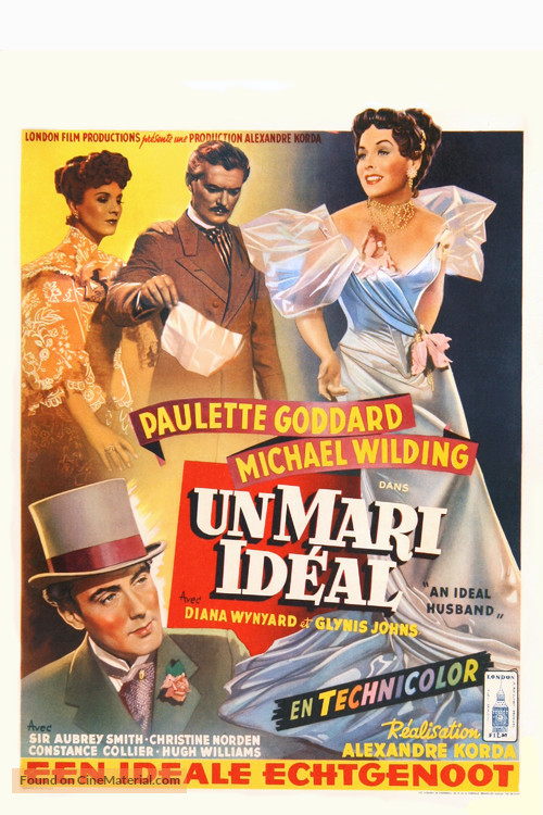 An Ideal Husband - Belgian Movie Poster