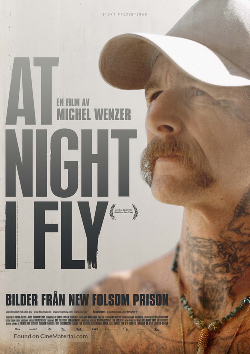 At Night I Fly - Swedish Movie Poster