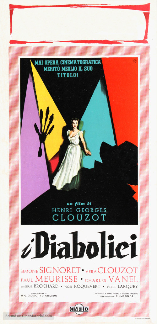Les diaboliques - Italian Movie Poster