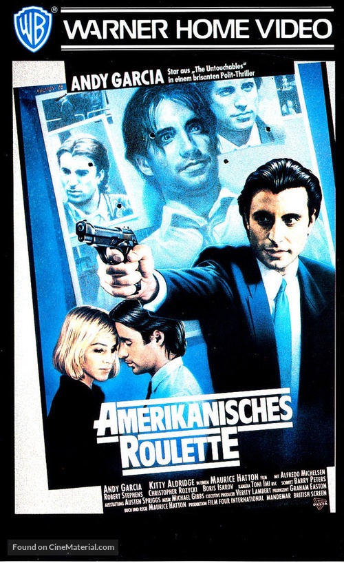 American Roulette - German VHS movie cover