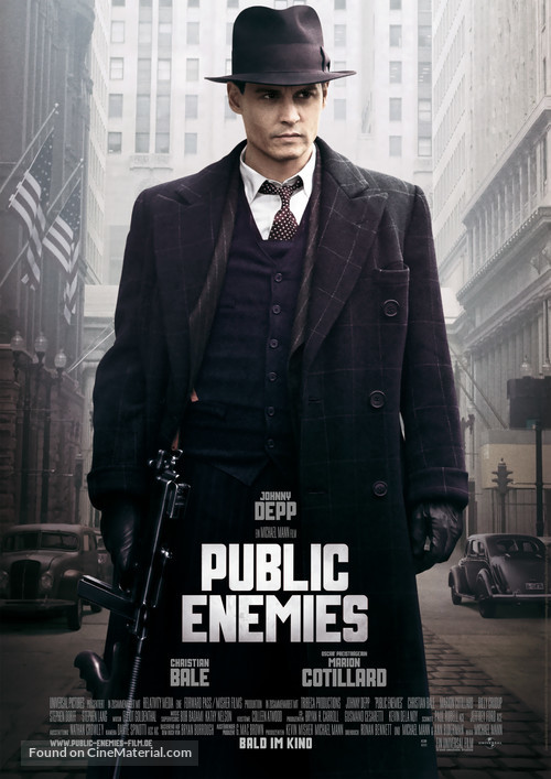 Public Enemies - German Movie Poster