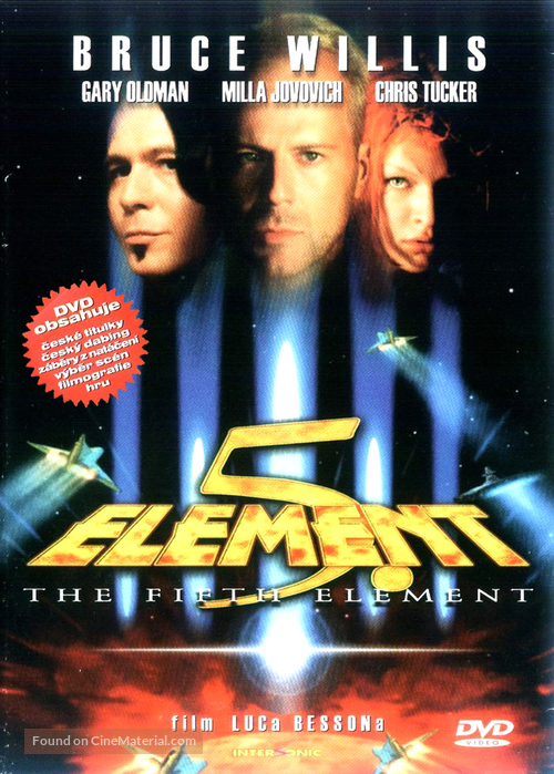 The Fifth Element - Czech DVD movie cover