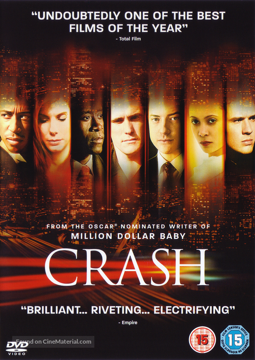 Crash - British DVD movie cover