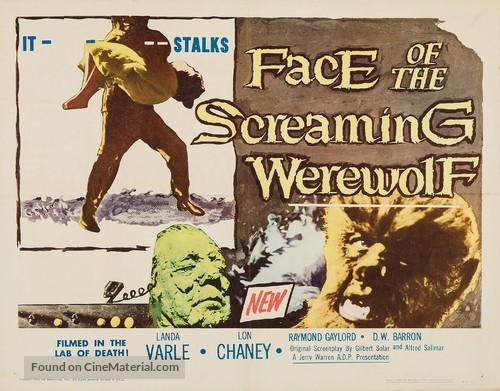 Face of the Screaming Werewolf - Movie Poster