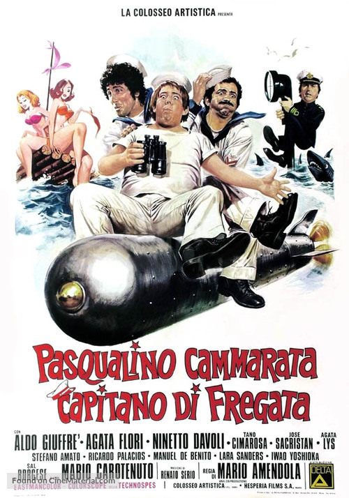 Pasqualino Cammarata... capitano di fregata - Italian Movie Poster