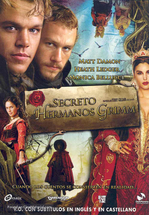 The Brothers Grimm - Spanish Movie Cover