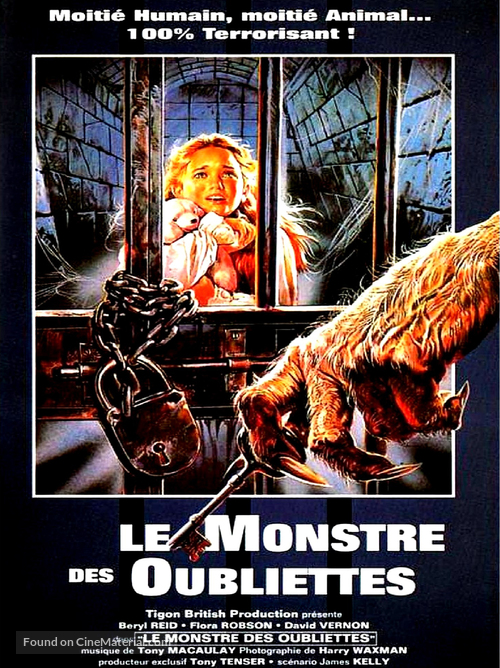 The Beast in the Cellar - French Movie Poster