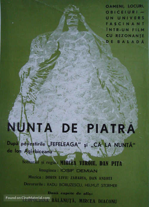 Nunta de piatra - Romanian Movie Poster