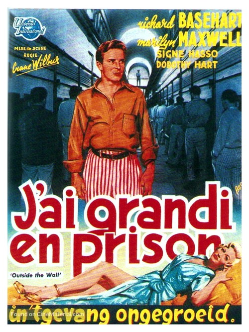 Outside the Wall - Belgian Movie Poster