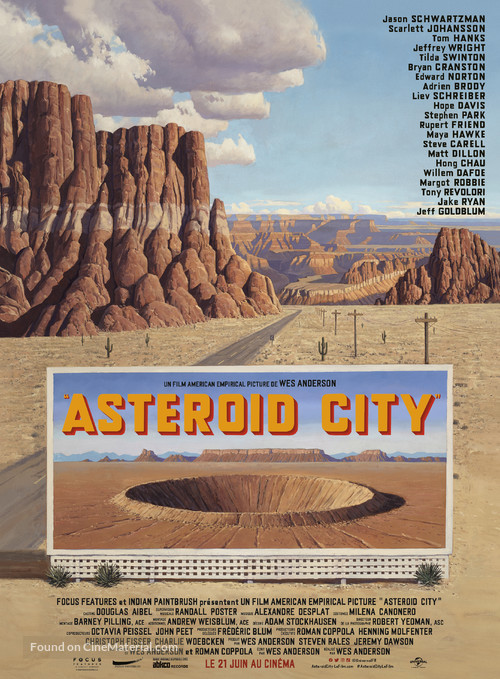 Asteroid City - French Movie Poster