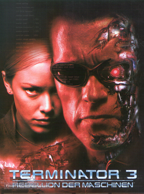 Terminator 3: Rise of the Machines - German poster