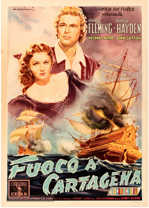 The Golden Hawk - Italian Movie Poster