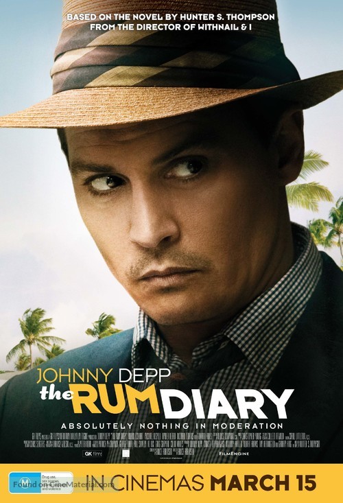 The Rum Diary - Australian Movie Poster