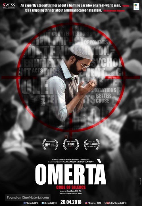 Omerta - Indian Movie Poster