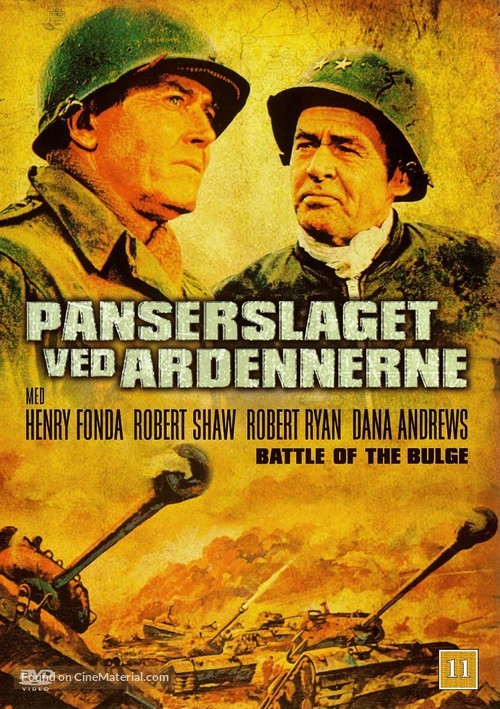 Battle of the Bulge - Danish DVD movie cover