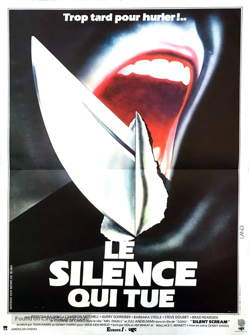 The Silent Scream - French Movie Poster