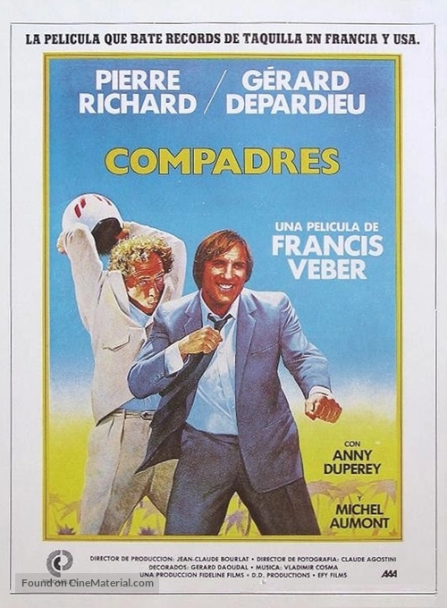 Les comp&egrave;res - Spanish Movie Poster