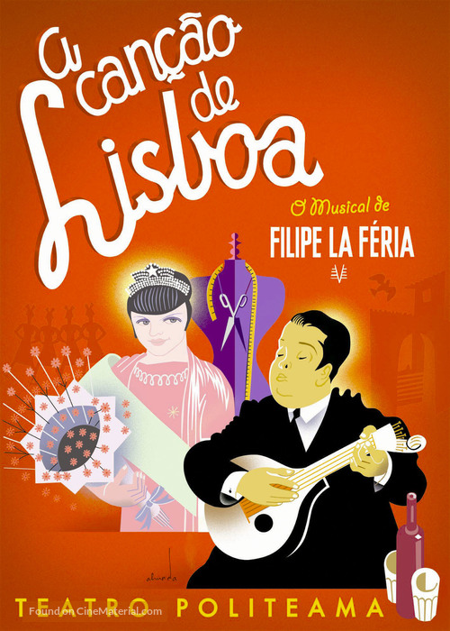 A Can&ccedil;&atilde;o de Lisboa - Portuguese Movie Poster