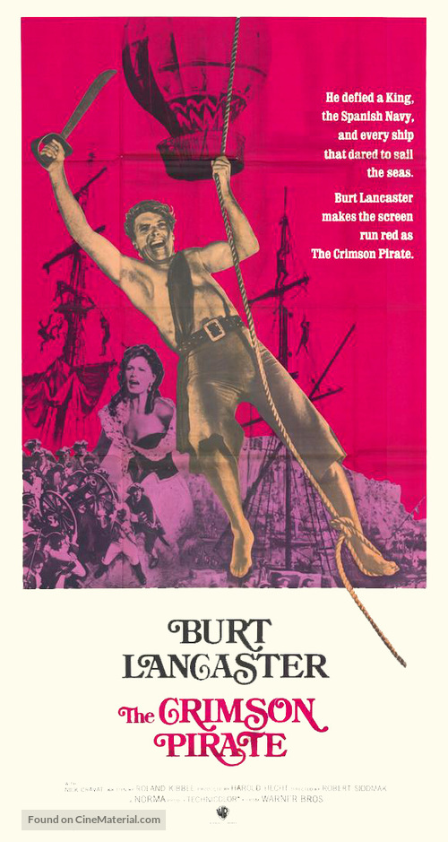 The Crimson Pirate - Movie Poster