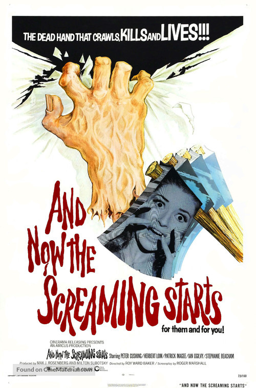 And Now the Screaming Starts! - Movie Poster