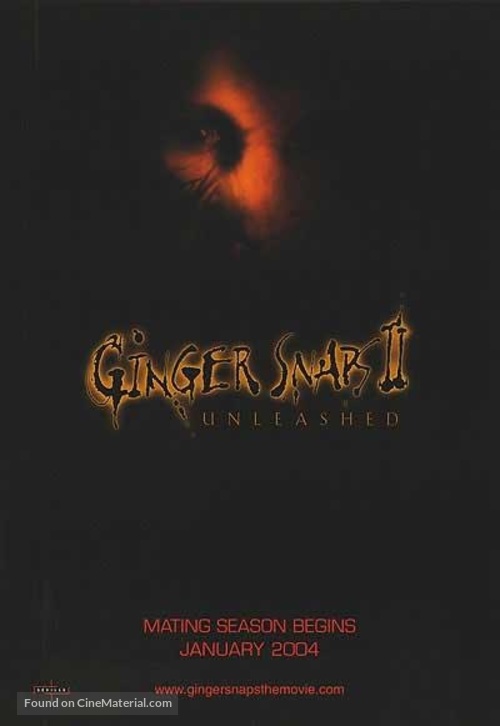Ginger Snaps 2 - Canadian Movie Poster