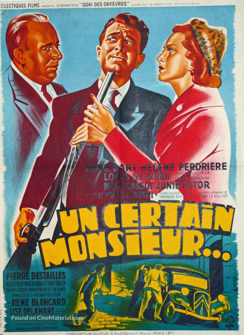 Un certain monsieur - French Movie Poster