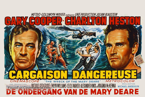 The Wreck of the Mary Deare - Belgian Movie Poster