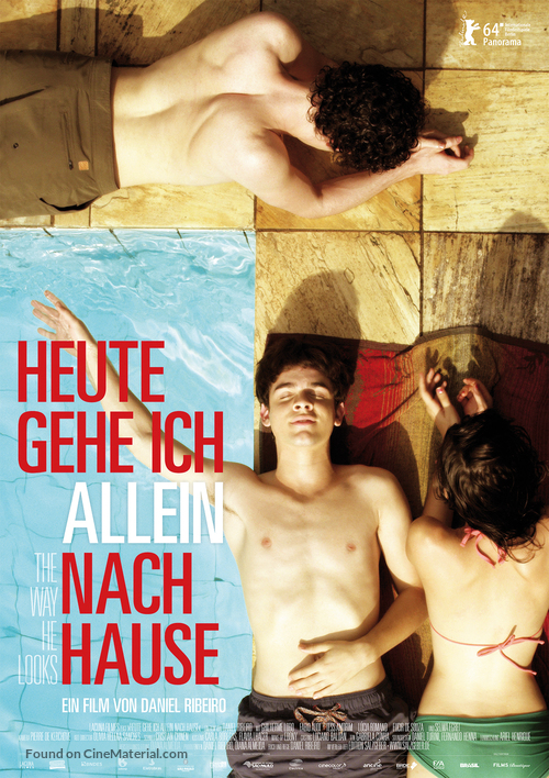 Hoje Eu Quero Voltar Sozinho - German Movie Poster