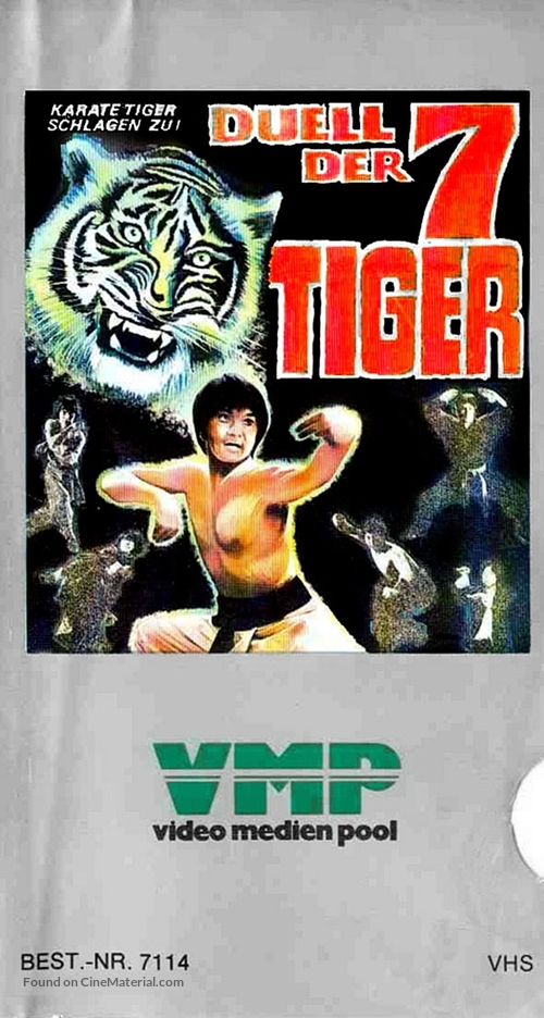 Liu he qian shou - German VHS movie cover