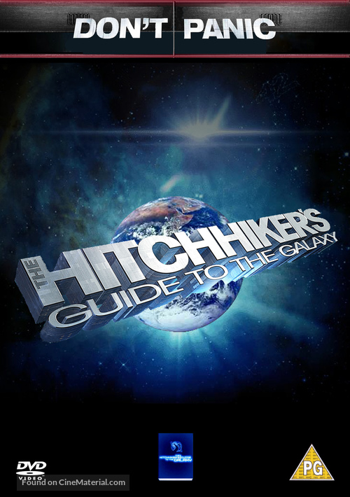 The Hitchhiker&#039;s Guide to the Galaxy - British DVD movie cover