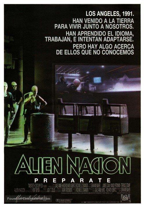 Alien Nation - Spanish Movie Poster
