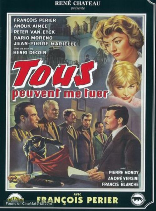 Tous peuvent me tuer - French DVD movie cover