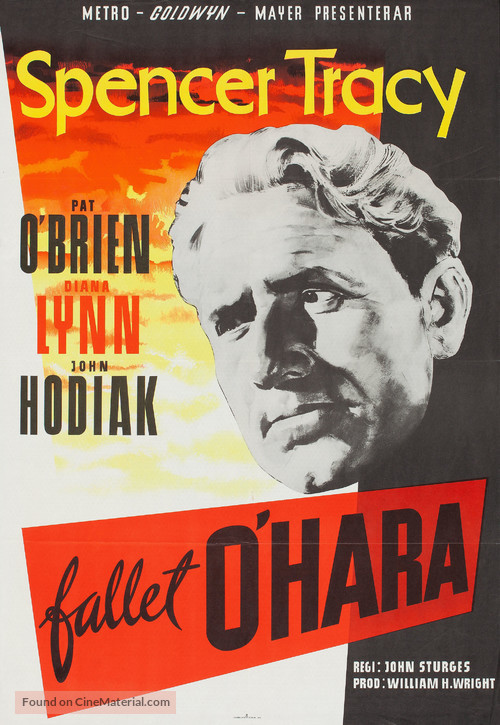 The People Against O&#039;Hara - Swedish Movie Poster