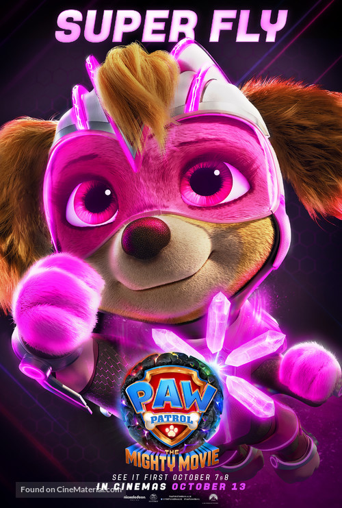 PAW Patrol: The Mighty Movie - British Movie Poster