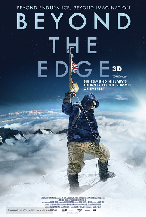Beyond the Edge - New Zealand Movie Poster
