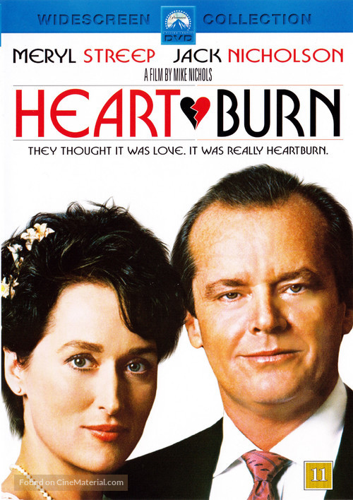 Heartburn - Danish DVD movie cover