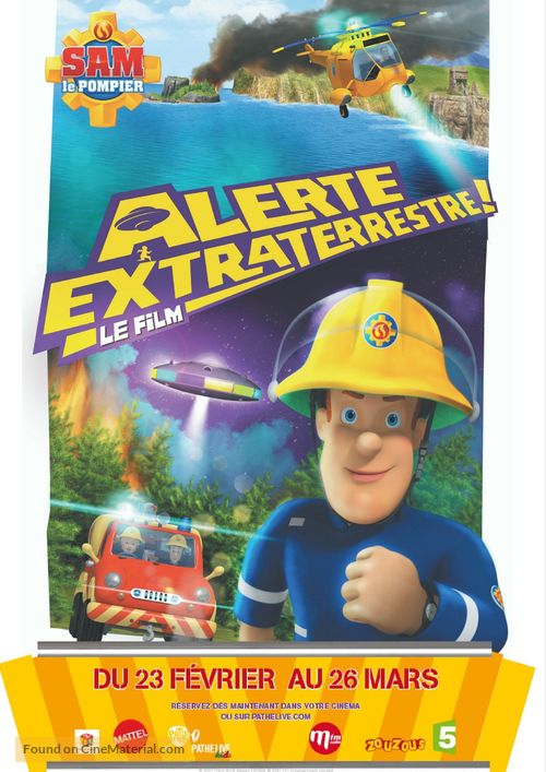 Fireman Sam: Alien Alert! The Movie - French Movie Poster