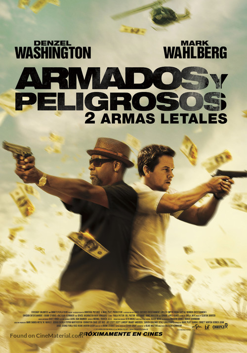 2 Guns - Peruvian Movie Poster