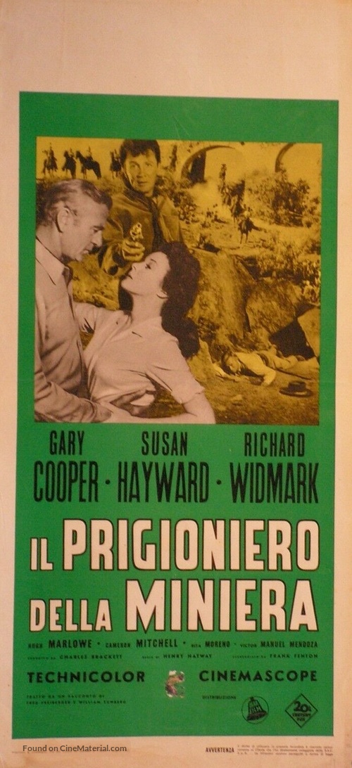 Garden of Evil - Italian Movie Poster