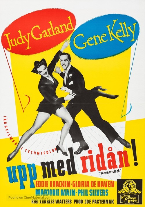Summer Stock - Swedish Movie Poster