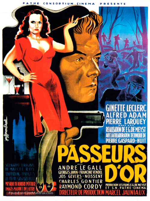 Passeurs d&#039;or - French Movie Poster