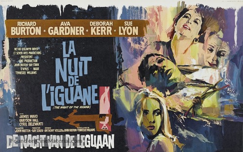 The Night of the Iguana - Belgian Movie Poster