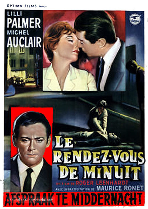 Le rendez-vous de minuit - Belgian Movie Poster