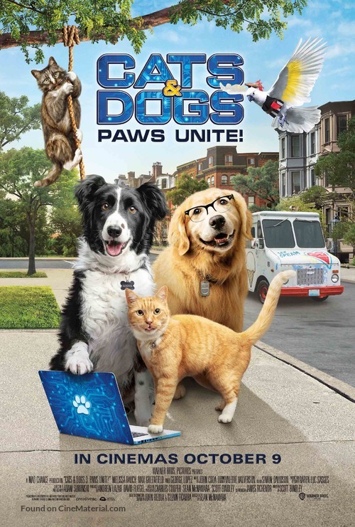 Cats &amp; Dogs 3: Paws Unite - British Movie Poster