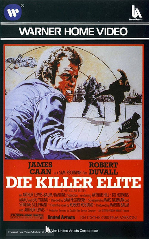 The Killer Elite - German VHS movie cover