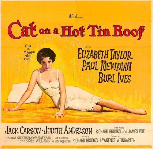 Cat on a Hot Tin Roof - Movie Poster