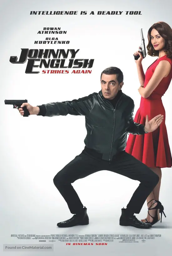 Johnny English Strikes Again - British Movie Poster