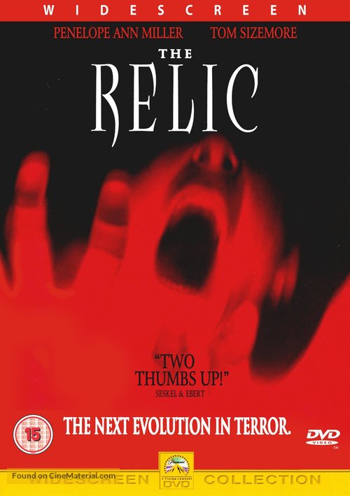 The Relic - British DVD movie cover