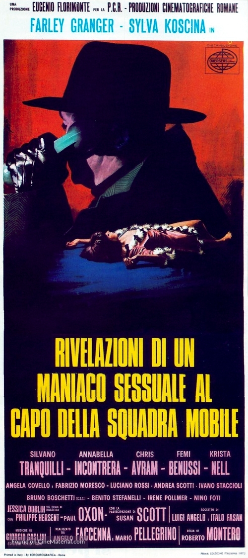 Rivelazioni di un maniaco sessuale al capo della squadra mobile - Italian Movie Poster